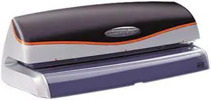 Swingline 74033 Optima Low Force Punch, 2/3 Hole, 20-Sheet Capacity, Silver