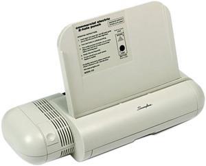 Swingline 74532 28-Sheet Commercial Electric Two-Hole Punch, Fixed 1/4 Inch Holes, Platinum