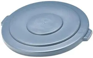 Rubbermaid Commercial 265400GY Round Brute Lid, 26-3/4" Diameter, Gray