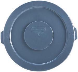 Rubbermaid Commercial 263100GY Round Brute Lid For 32-Gallon Waste Containers, 22 1/4" Diameter, Gray