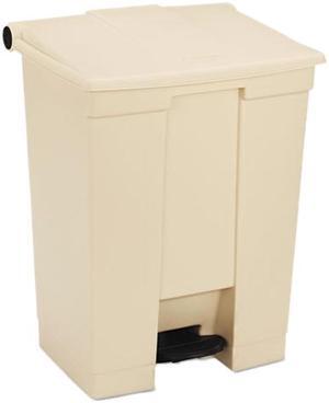 Rubbermaid Commercial 614500BG Fire-Safe Step-On Receptacle, Rectangular, Polyethylene, 18 gal, Beige Rubbermaid Commercial 614500BG Fire-Safe Step-On Receptacle, Rectangular, Polyethylene, 18 gal, Beige