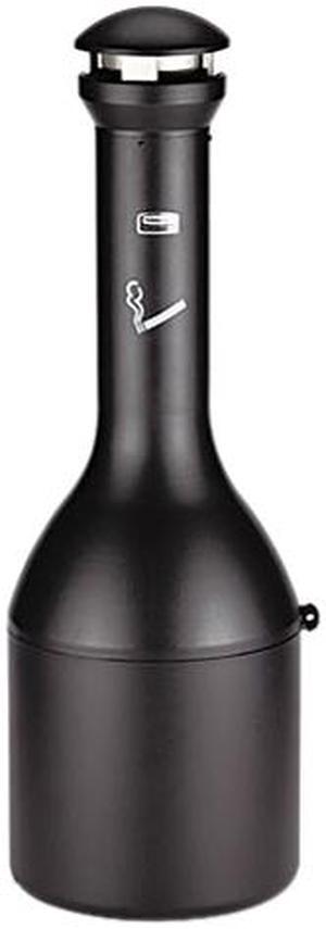 Rubbermaid Commercial 9W33BLA Infinity Traditional High-Capacity 4.1-Gallon Smoking Urn, Weighted Base, Black