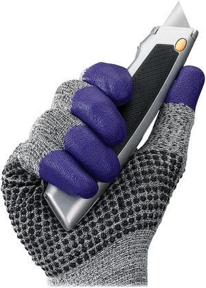 Jackson* Safety Brand 97432 G60 Purple Nitrile Gloves, Large/Size 9, Black/White, Pair