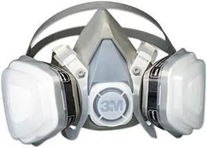 3M 52P71 Dual Cartridge Respirator Assembly 52P71, Organic Vapor/P95, Medium