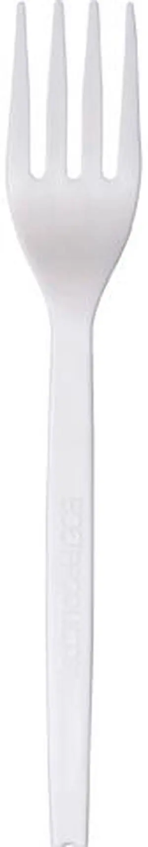 Eco-Products EPS002CT 7 - 1 Piece(s) - 1000/Carton - Plant Starch Fork - Beige
