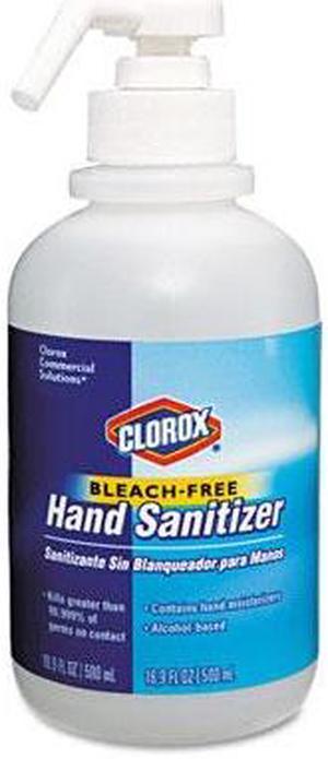 Clorox 02176 Unscented Moisturizing Hand Sanitizer, 500-ml Pump Bottle