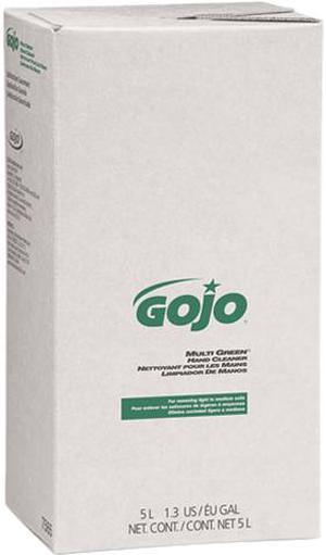 GOJO 7565 MULTI GREEN Hand Cleaner Refill, 5000 mL, Citrus Scent, Green, 2/Carton