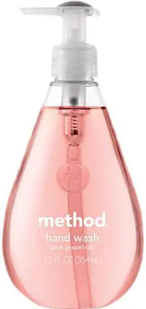 Method 00039 Hand Wash, Pink Grapefruit Liquid, 12 oz Bottle