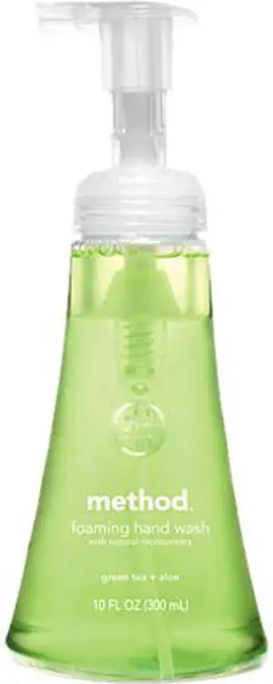 Method 00362 Foaming Hand Wash, Green Tea Aloe Foam, 12 oz Bottle, 1Each