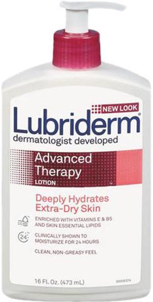 Lubriderm 48234 Advanced Therapy Moisturizing Hand/Body Lotion, 16-oz. Pump Bottle