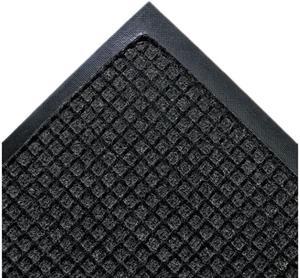 Crown                                    Super-Soaker Wiper Mat w/Gripper Bottm, Polypropylene, 45" x 67", Charcoal