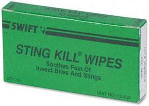 Acme United                              Sting Relief Wipes, Refill, 10/Box