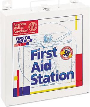 First Aid Only 226-U First Aid Station for 50 People, 196 Pieces, OSHA Compliant, Metal Case