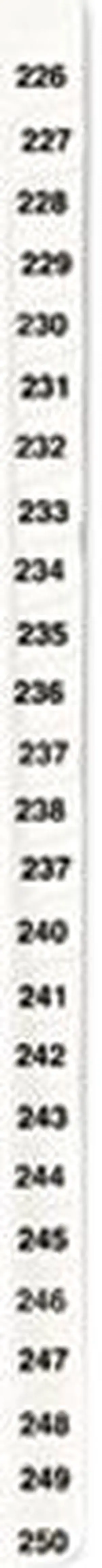 Avery 01339 Avery-Style Legal Side Tab Divider, Title: 226-250, Letter, White, 1 Set