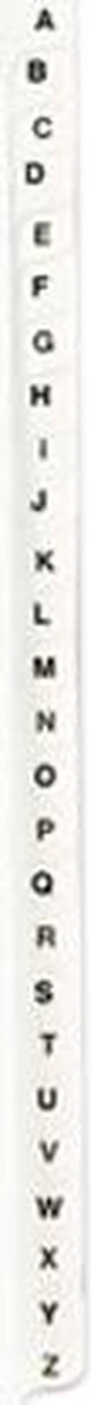 Avery 01400 Avery-Style Legal Side Tab Divider, Title: A-Z, Letter, White, 1 Set