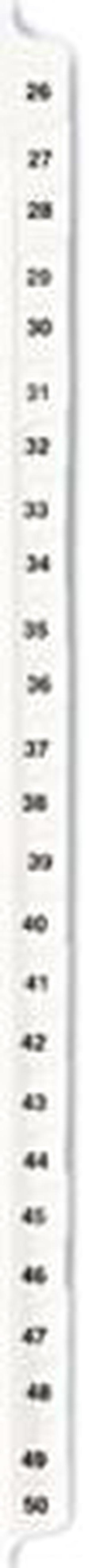 Avery 01431 Avery-Style Legal Side Tab Divider, Title: 26-50, 14 x 8 1/2, White, 1 Set