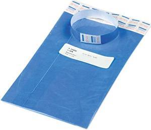 Advantus 75442 Crowd Management Wristbands, Sequentially Numbered, Blue, 100/Pack