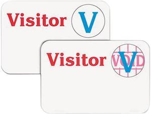 C-line 97004 Time’s Up Self-Expiring Time Sensitive 1-Day Visitor Badge, 2 x 3, White,100/Box
