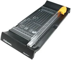 Fellowes 5412702 Neutrino 90 Rotary Trimmer - 1 x Blade(s)Cuts 5 Sheet - 9" Cutting Length - Plastic, Metal - Black Fellowes 5412702 Neutrino 90 Rotary Trimmer - 1 x Blade(s)Cuts 5 Sheet - 9" Cutting Length - Plastic, Metal - Black