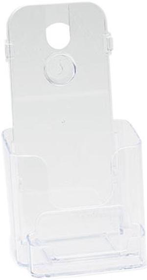 DocuHolder for Countertop or Wall Mount Use, 4-3/8w x 4-1/8d x 7-3/4h, Clear
