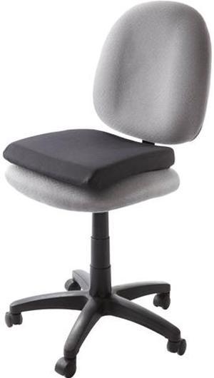 Kensington L82024F Memory Foam Seat Rest, 14.5" L x 13.5" W x 2.0" H, Black