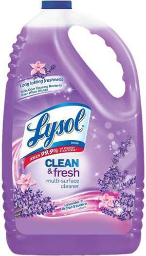 LYSOL 36241-88786 Clean and Fresh Multi-Surface Cleaner, Lavender and Orchid Essence, 144 oz. Bottle