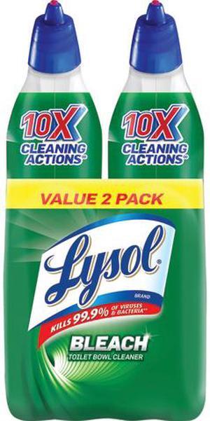 LYSOL 19200-96085 Disinfectant Toilet Bowl Cleaner with Bleach, 24 oz., 8/Carton