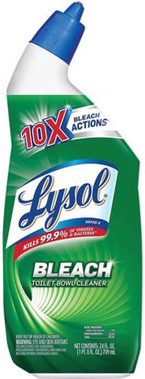 LYSOL 19200-98014 Disinfectant Toilet Bowl Cleaner with Bleach, 24 oz., 9/Carton
