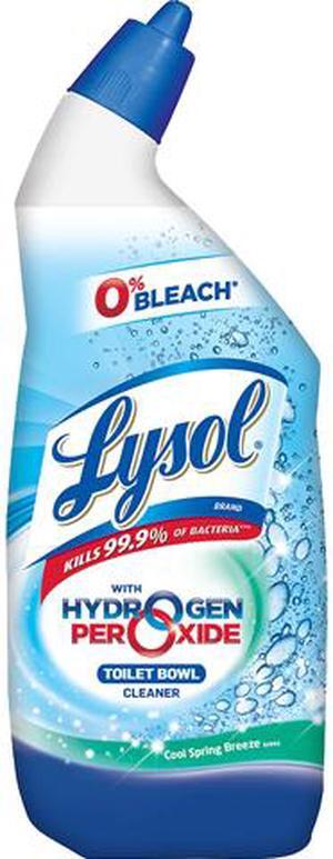 LYSOL 19200-98011 Toilet Bowl Cleaner w/ Hydrogen Peroxide, Cool Spring Breeze, 24 oz., 9/Carton