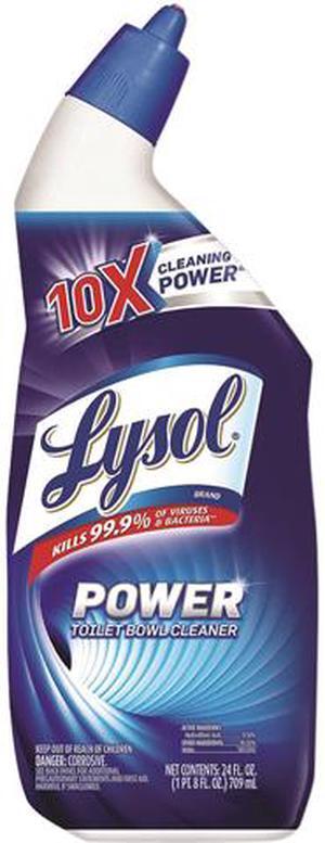 LYSOL 19200-98012 Disinfectant Toilet Bowl Cleaner, Wintergreen, 24 oz. Bottle, 9/Carton