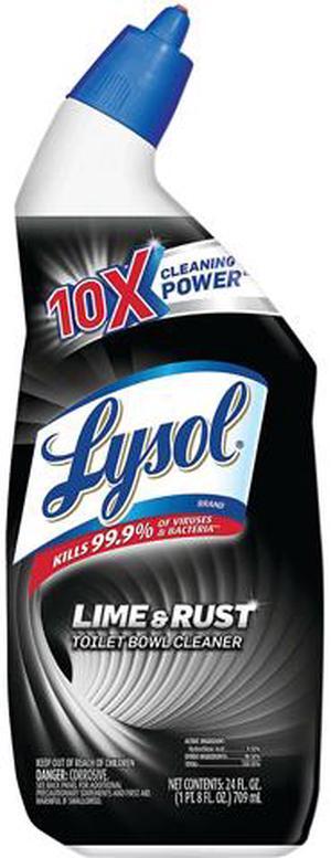 LYSOL 19200-98013 Disinfectant Toilet Bowl Cleaner w/ Lime/Rust Remover, Wintergreen, 24 oz., 9/Carton