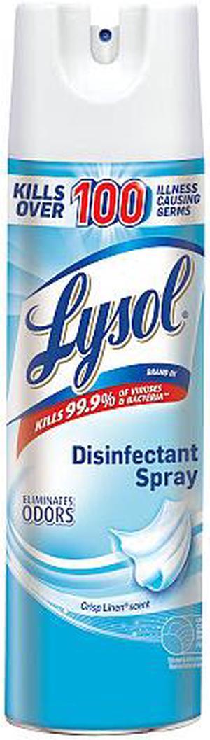 LYSOL 19200-79329 Disinfectant Spray, Crisp Linen Scent, 19 oz. Aerosol