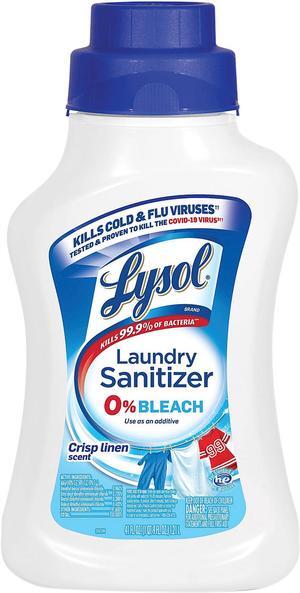 LYSOL 19200-95871 Laundry Sanitizer, Liquid, Crisp Linen, 41 oz., 6/Carton