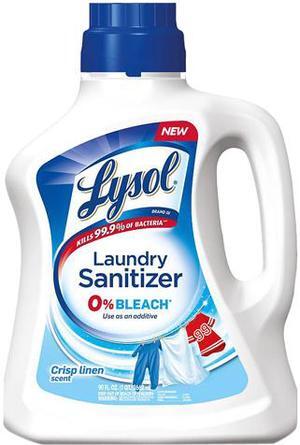 LYSOL 19200-95872 Laundry Sanitizer, Liquid, Crisp Linen, 90 oz., 4/Carton