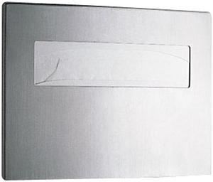 Bobrick 4221 Toilet Seat Cover Dispenser, 15 3/4 x 2 1/4 x 11 1/4, Satin Stainless Steel