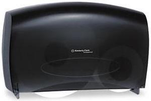 KIMBERLY-CLARK PROFESSIONAL* 09551 IN-SIGHT JRT Combo Tissue Dispenser, 20 2/5w x 5 4/5d x 13 1/8h, Smoke/Gray