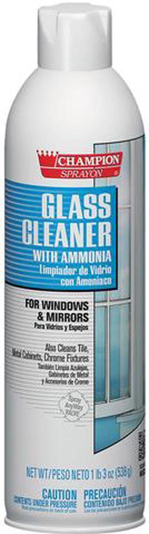 Champion Sprayon CHA 5151 Champion Sprayon Glass Cleaner with Ammonia, 19.00 oz., Aerosol, 12/Carton Champion Sprayon CHA 5151 Champion Sprayon Glass Cleaner with Ammonia, 19.00 oz., Aerosol, 12/Carton