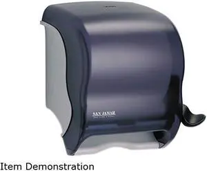 San Jamar T950TBK - Element Lever Roll Towel Dispenser, 12 1/2w x 8 1/2d x 12 3/4h, Black