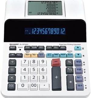 Sharp 12-Digit Paperless Desktop Display Calculator ELDP9001 (Minimum Purchase Quantity 5 units)