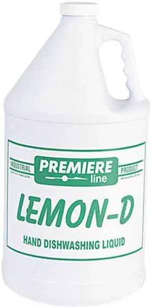 Kess KES LEMON-D Lemon-D Dishwashing Liquid, Lemon, 1gal, Bottle, 4/Carton