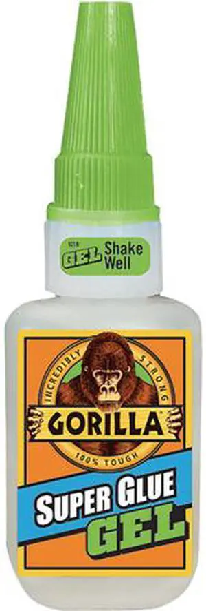 Gorilla Glue 7807301CT Super Glue Gel, 0.53 oz., Dries Clear, 4/Carton