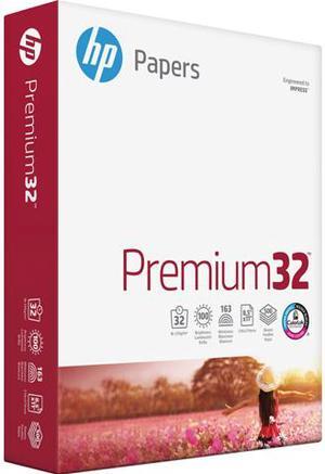 HP 11310-0 Premium Choice LaserJet Paper, 100 Bright, 32lbs, 8.5 x 11, Ultra White, 500 / Ream