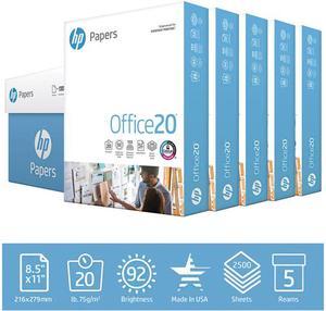 HP Printer Paper | 8.5 x 11 Paper | Premium 32 lb | 1 Ream - 250 Sheets | 100 Bright | Made in USA - FSC Certified | 113500R