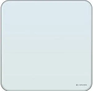 U Brands 2343U0001 Magnetic Glass 12" Dry-erase Board