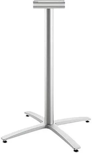 HON BTX42SPR8 Between Table Standing Height Silver X-Base, for 36"
