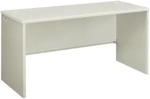 HON H38922.B9.Q 38000 Series Desk Shell, 60" x 24" x 30", Silver Mesh / Light Gray