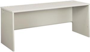 HON H38925.B9.Q 38000 Series Desk Shell, Laminate, 72" x 24" x 30", Silver Mesh / Light Gray