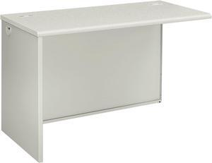 HON H38944L.B9.Q 38000 Series Return Shell, 31.75" x 53.19" x 3.75", Silver Mesh / Light Gray, Left