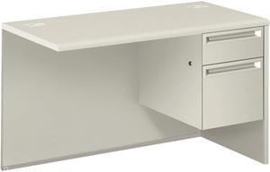 HON H38215R.B9.Q 38000 Series Return Pedestal, Box/File, 26.38" x 50.38" x 31.38", Silver Mesh / Light Gray