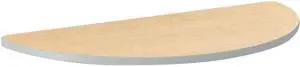 HON HESH3060E.N.D.K Build Half Round Shape Table Top, 60" x 30", Natural Maple